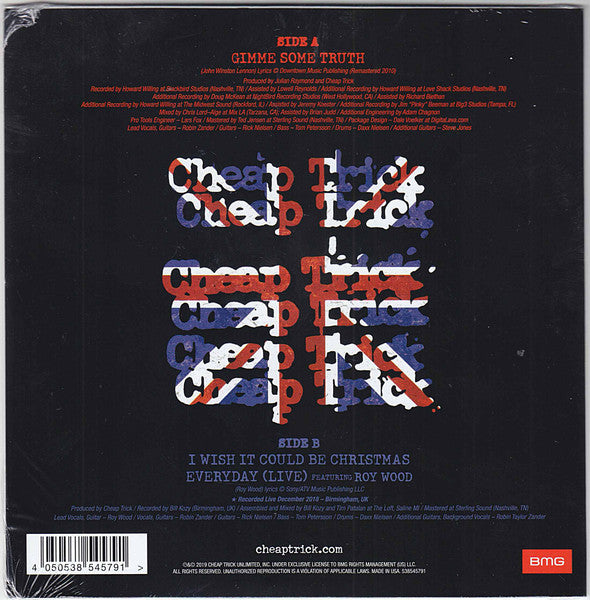 Cheap Trick – Gimme Some Truth (Vinyl, 7", 45 RPM, Record Store Day, Single, Red Transparent, 2019) – photo 2