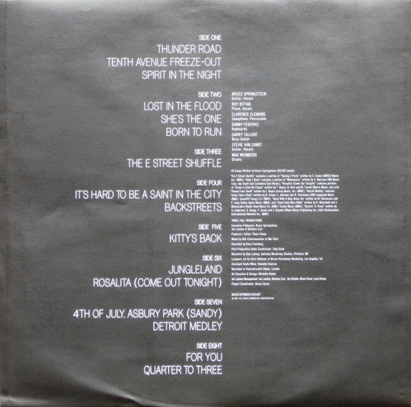 Bruce Springsteen & The E Street Band – Hammersmith Odeon, London '75 (Vinyl, 4xLP, Record Store Day, Limited Edition, Numbered, 2017) – photo 3