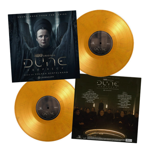 Volker Bertelmann – Dune Prophecy (Music From The Series) (Vinyl, LP, Album, Limited Edition, Numbered, Orange Spice Marbled, 2025) – photo 3