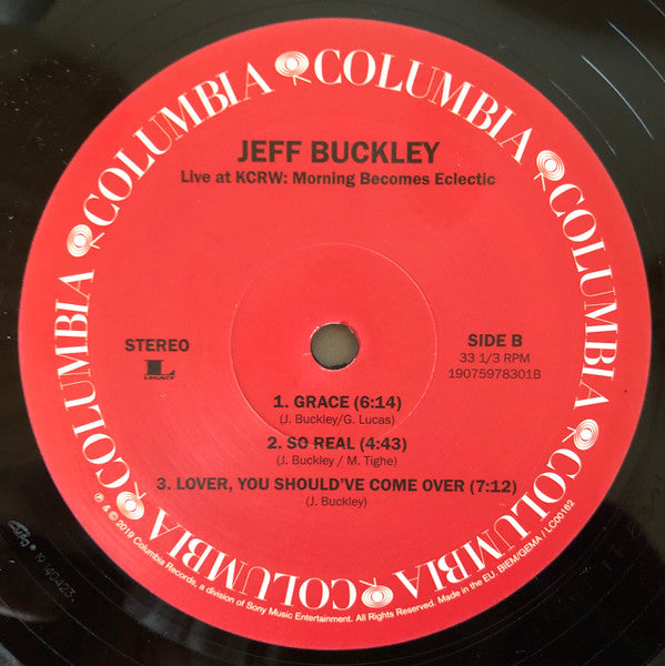 Jeff Buckley – Live At KCRW (Morning Becomes Eclectic) (Vinyl, LP, Album, Record Store Day, 2019) – photo 4