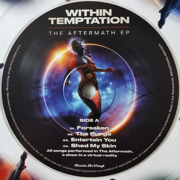 Within Temptation – The Aftermath EP (Vinyl, 12", Single Sided, EP, Limited Edition, Numbered, Crystal Clear, 2022) – photo 3