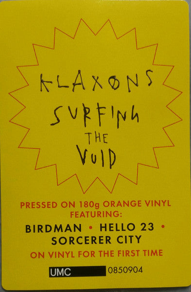 Klaxons – Surfing The Void (Vinyl, 2xLP, Album, Record Store Day, Reissue, Orange [Semi-Translucent], 180 g, 2020) – photo 2