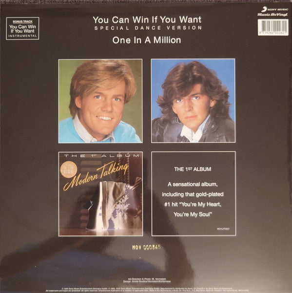 Modern Talking – You Can Win If You Want (Special Dance Version) (Vinyl, 12", 45 RPM, Maxi-Single, Limited Edition, Numbered, Reissue, 180 g, Gold, 2022) – photo 3