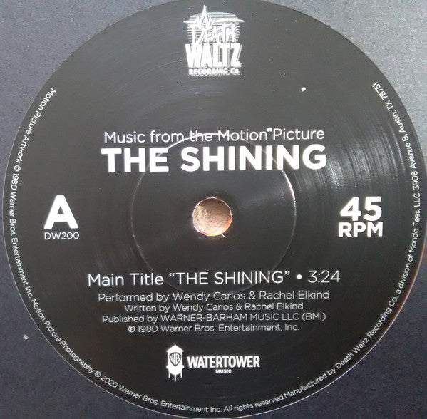 Wendy Carlos & Rachel Elkind – The Shining (Music From The Motion Picture) (Vinyl, 7", 45 RPM, Compilation, Limited Edition, Reissue, Remastered, Red, Orange And Brown Tri-Color, 2021) – photo 3
