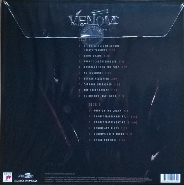 Marco Beltrami – Venom: Let There Be Carnage (Original Motion Picture Soundtrack) (Vinyl, LP, Limited Edition, Numbered, Red Translucent, 180 Gram, 2022) – photo 3