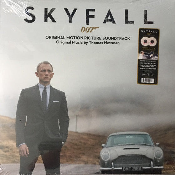 Thomas Newman – Skyfall (Original Motion Picture Soundtrack) (Vinyl, 2xLP, Album, Limited Edition, Numbered, Remastered, Bone White with Red Splatter, 2017)