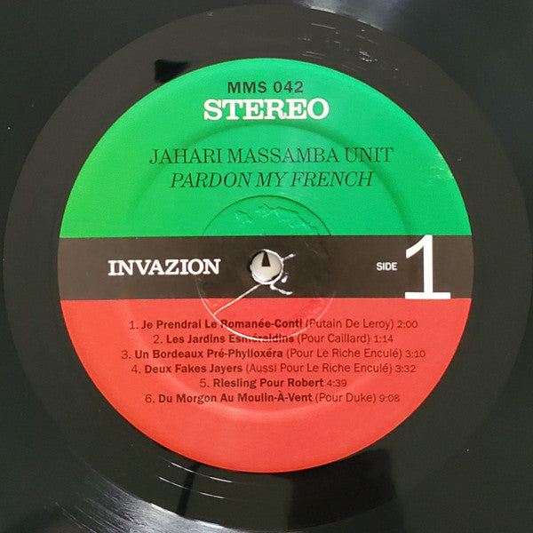 Jahari Massamba Unit – Pardon My French (Vinyl, LP, Album, Record Store Day, Limited Edition, 2020) – photo 3