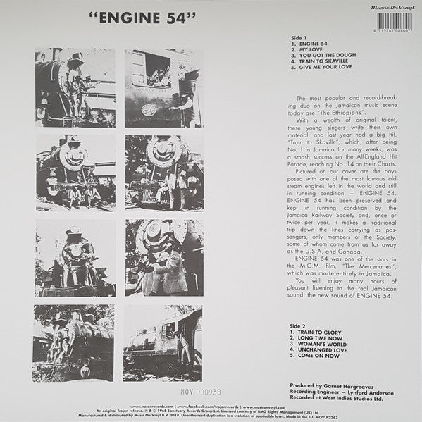 The Ethiopians – Engine 54 (Vinyl, LP, Album, Limited Edition, Numbered, Reissue, Orange, 2018) – photo 2