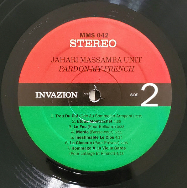 Jahari Massamba Unit – Pardon My French (Vinyl, LP, Album, Record Store Day, Limited Edition, 2020) – photo 4