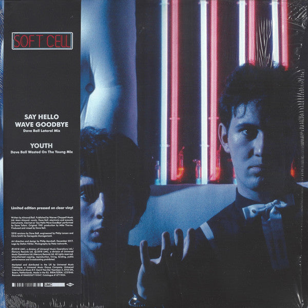Soft Cell – Say Hello Wave Goodbye / Youth (Vinyl, 12", 33 ⅓ RPM, Record Store Day, Single, Limited Edition, Clear, 180g, 2018)