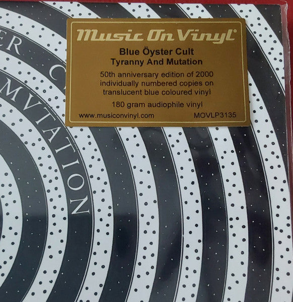 The Blue Öyster Cult – Tyranny And Mutation (Vinyl, LP, Album, Limited Edition, Numbered, Reissue, Remastered, Blue Translucent, 180g, 2023) – photo 2