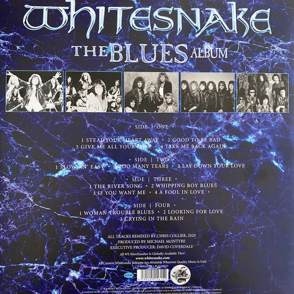 Whitesnake – The Blues Album (Vinyl, 2xLP, Album, Compilation, Remastered, Blue, 2021) – photo 2