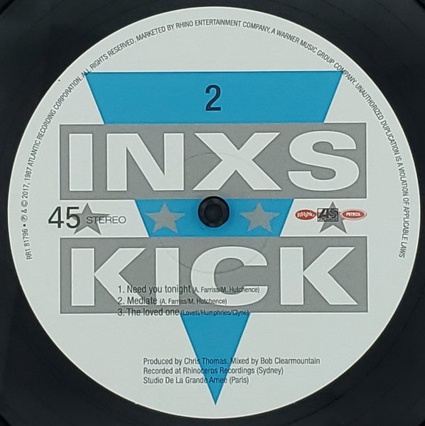 INXS – Kick (Vinyl, 2xLP, 45 RPM, Album, Reissue, Remastered, 30th Anniversary Edition, 2018) – photo 4