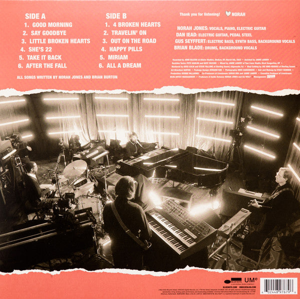 Norah Jones – ...Little Broken Hearts Live (...At Allaire Studios) (Vinyl, LP, Album, Record Store Day, Limited Edition, White, 2023) – photo 2