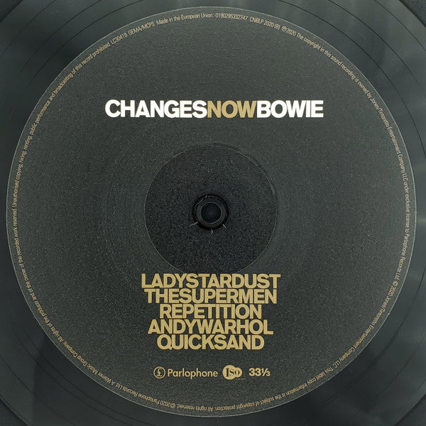 David Bowie – Changesnowbowie (Vinyl, LP, Album, Record Store Day, Limited Edition, 2020) – photo 4