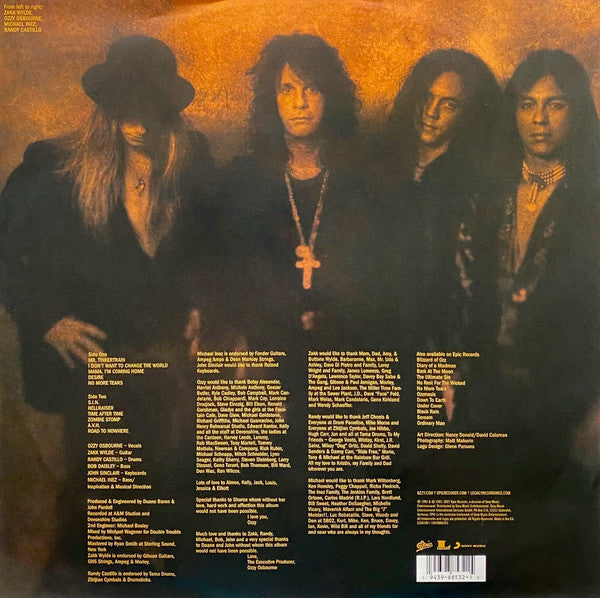 Ozzy Osbourne – No More Tears (Vinyl, LP, Album, Record Store Day, Limited Edition, Picture Disc, Reissue, 2021) – photo 2