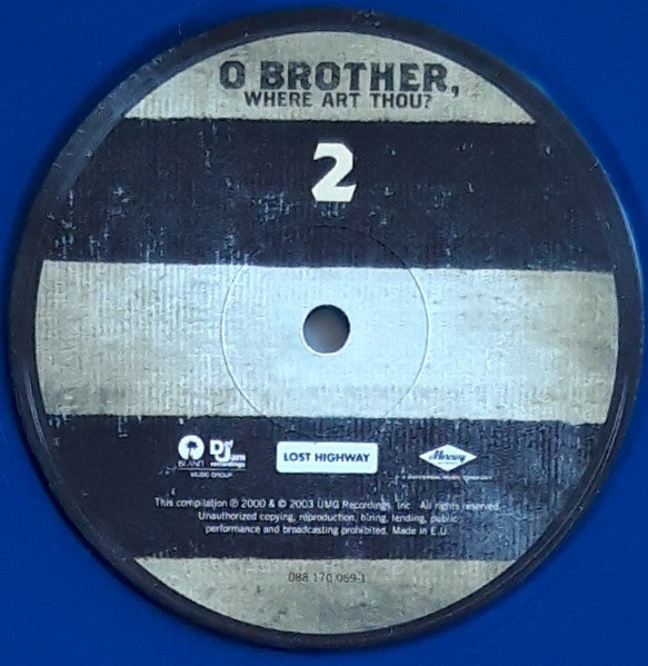Various – O Brother, Where Art Thou? (Music From A Film By Joel Coen & Ethan Coen) (Vinyl, 2xLP, Compilation, Limited Edition, Reissue, Blue, 2018) – photo 4