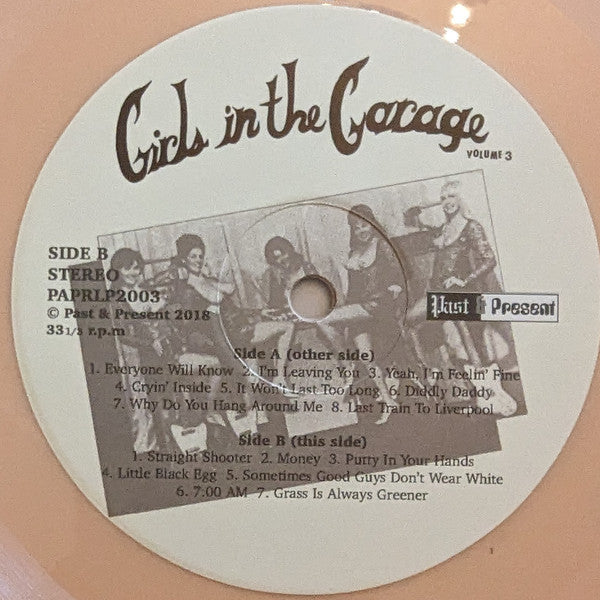 Various – Girls In The Garage Vol.3 (Vinyl, LP, Record Store Day, Compilation, Limited Edition, Numbered, Reissue, Peach, 2018) – photo 4