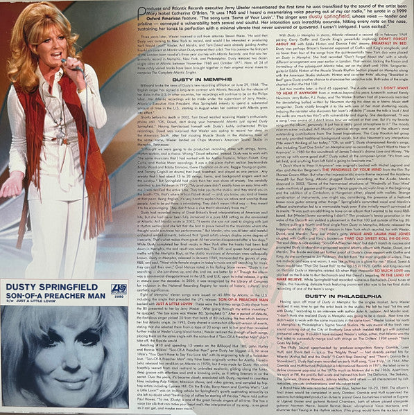 Dusty Springfield – The Complete Atlantic Singles 1968-1971 (Vinyl, 2xLP, Record Store Day, Compilation, Reissue, Mono, Ruby Red, 2021) – photo 2