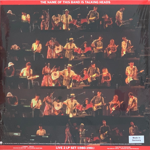 Talking Heads – The Name Of This Band Is Talking Heads (Vinyl, 2xLP, Album, Limited Edition, Reissue, Repress, Red Opaque , 2021) – photo 2