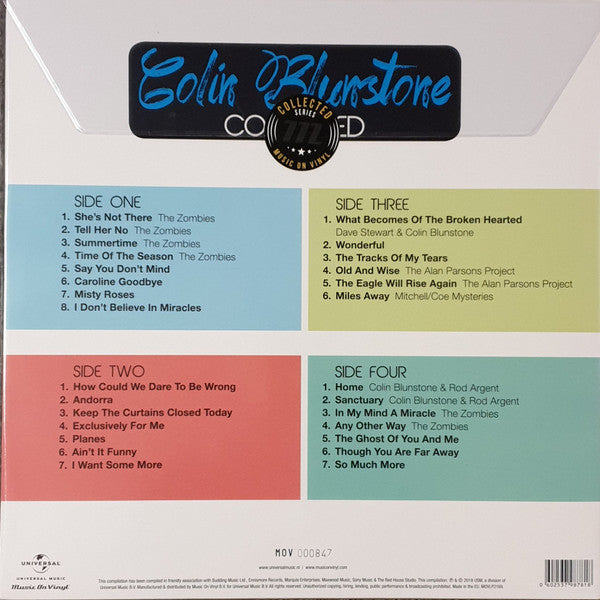 Colin Blunstone – Collected (Vinyl, 2xLP, Album, Compilation, Limited Edition, Numbered, White, 2018) – photo 3