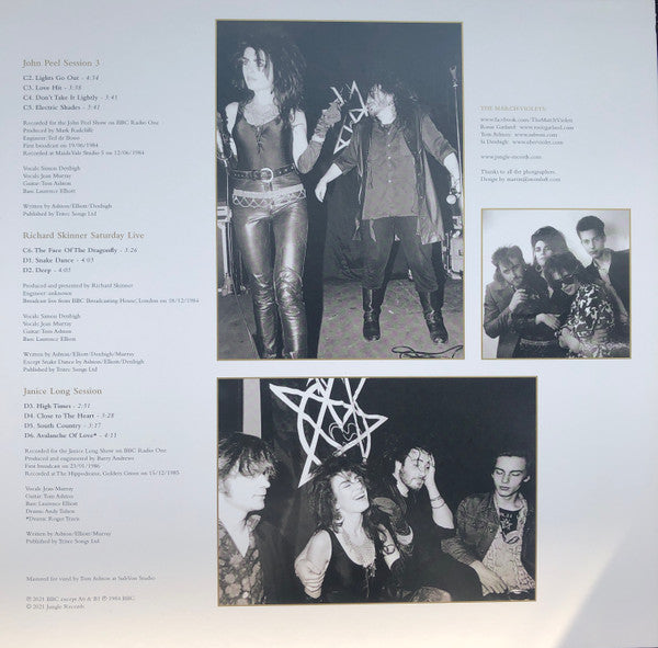 The March Violets – Big Soul Kiss: The BBC Recordings (Vinyl, 2xLP, Record Store Day, Compilation, Limited Edition, Violet Translucent, 2021) – photo 4