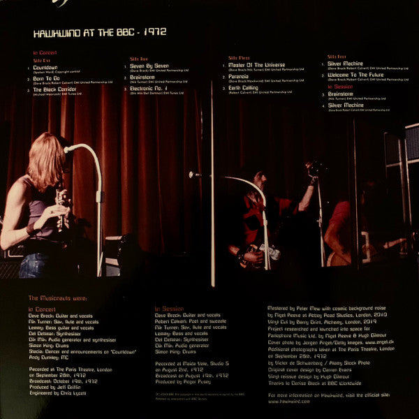 Hawkwind – At The BBC - 1972 (Vinyl, 2xLP, Album, Record Store Day, Limited Edition, Reissue, Mono, 2020) – photo 2