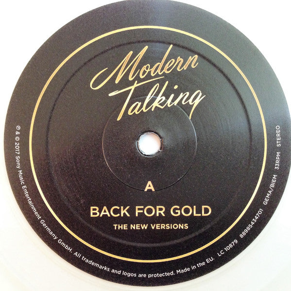 Modern Talking – Back For Gold - The New Versions (Vinyl, LP, Album, Clear, 2017) – photo 3