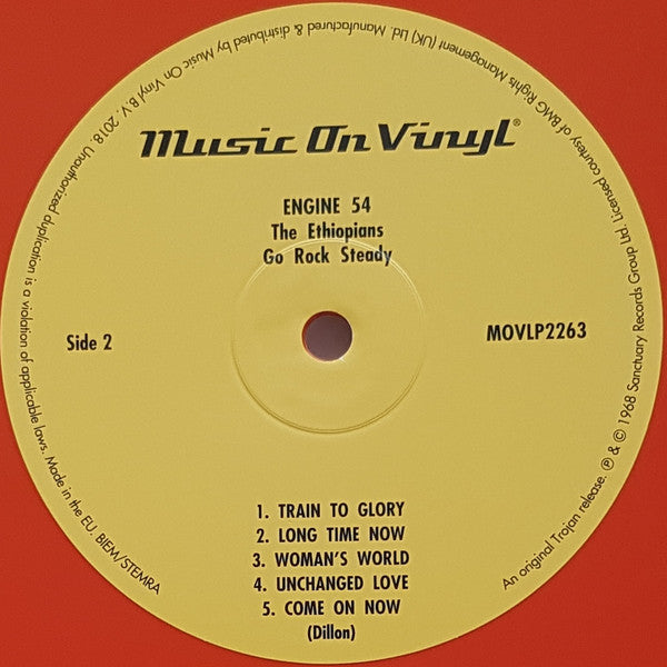 The Ethiopians – Engine 54 (Vinyl, LP, Album, Limited Edition, Numbered, Reissue, Orange, 2018) – photo 4