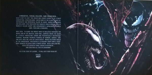 Marco Beltrami – Venom: Let There Be Carnage (Original Motion Picture Soundtrack) (Vinyl, LP, Limited Edition, Numbered, Red Translucent, 180 Gram, 2022) – photo 4