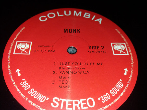Monk – Monk. (Vinyl, LP, Album, Record Store Day, Reissue, 2018) – photo 3