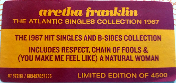 Aretha Franklin – The Atlantic Singles (1967) (Vinyl, 7", 45 RPM, Single, Reissue, Record Store Day, Compilation, Limited Edition, 2019) – photo 4