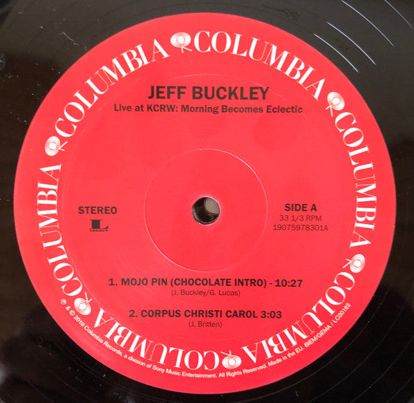 Jeff Buckley – Live At KCRW (Morning Becomes Eclectic) (Vinyl, LP, Album, Record Store Day, 2019) – photo 3