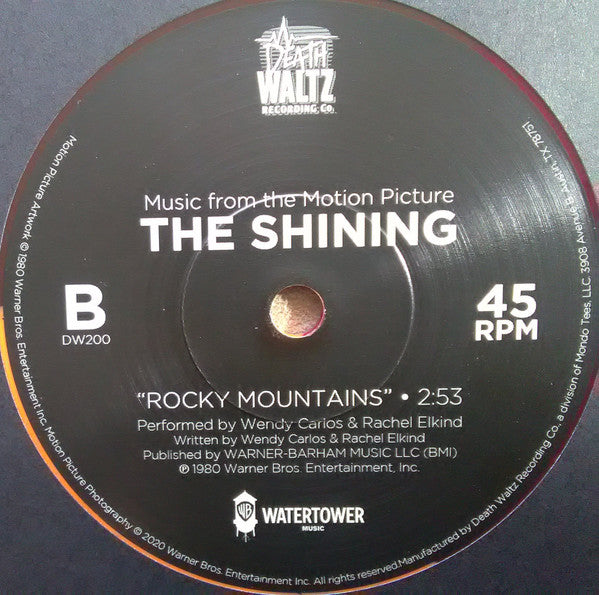 Wendy Carlos & Rachel Elkind – The Shining (Music From The Motion Picture) (Vinyl, 7", 45 RPM, Compilation, Limited Edition, Reissue, Remastered, Red, Orange And Brown Tri-Color, 2021) – photo 4