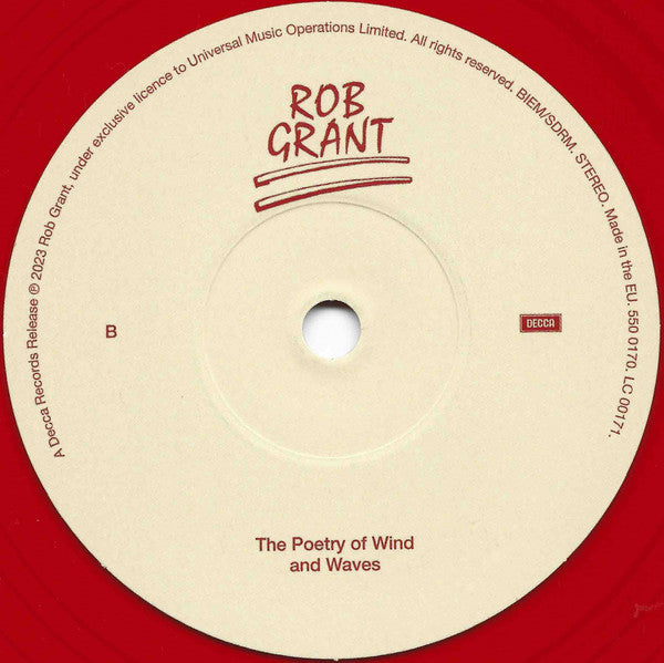 Rob Grant Featuring Lana Del Rey – Hollywood Bowl (Vinyl, 7", 45 RPM, Single, Red Transparent, 2023) – photo 4