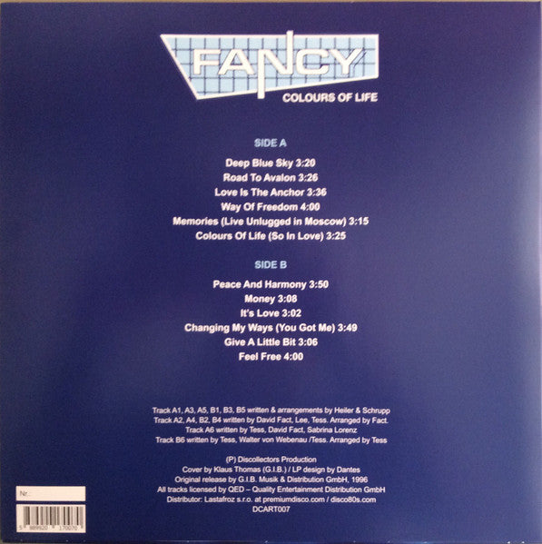 Fancy – Colours Of Life (Vinyl, LP, Album, Limited Edition, Special Edition, 2019) – photo 3