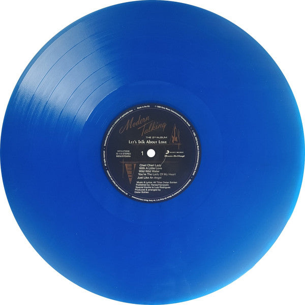 Modern Talking – Let's Talk About Love - The 2nd Album (Vinyl, LP, Album, Limited Edition, Numbered, Reissue, Translucent Blue, 180g, 2023) – photo 4