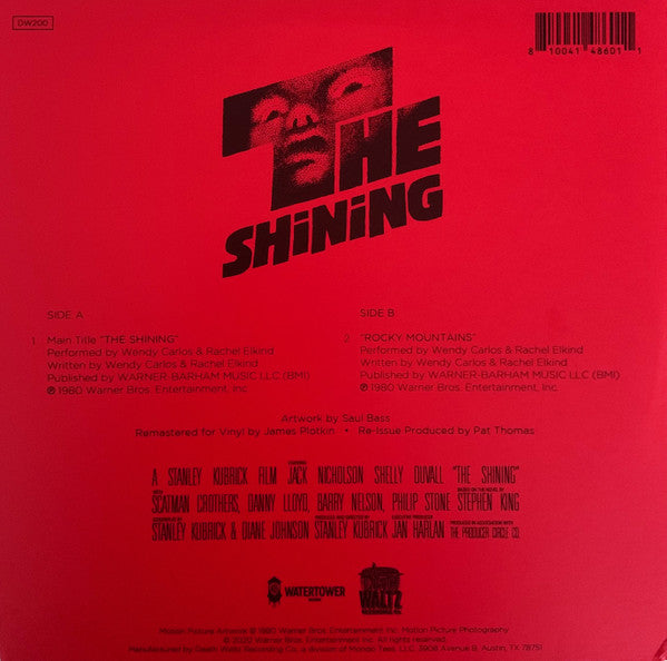 Wendy Carlos & Rachel Elkind – The Shining (Music From The Motion Picture) (Vinyl, 7", 45 RPM, Compilation, Limited Edition, Reissue, Remastered, Red, Orange And Brown Tri-Color, 2021) – photo 2
