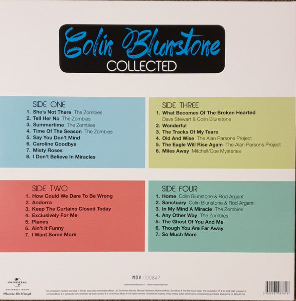 Colin Blunstone – Collected (Vinyl, 2xLP, Album, Compilation, Limited Edition, Numbered, White, 2018) – photo 5
