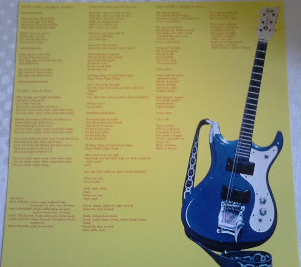 The B-52's – The B-52's (Vinyl, LP, Album, Limited Edition, Numbered, Reissue, Yellow, 180gram, 2015) – photo 4