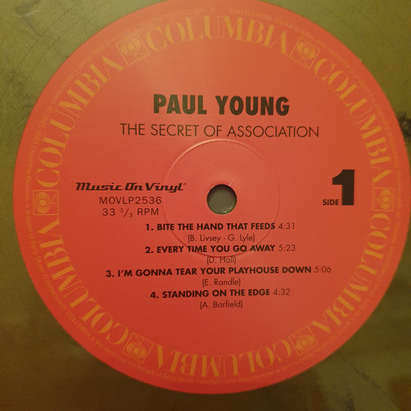 Paul Young – The Secret Of Association (Vinyl, 2xLP, Album, Compilation, Limited Edition, Numbered, Reissue, Gold & Black Marbled, 2022) – photo 5
