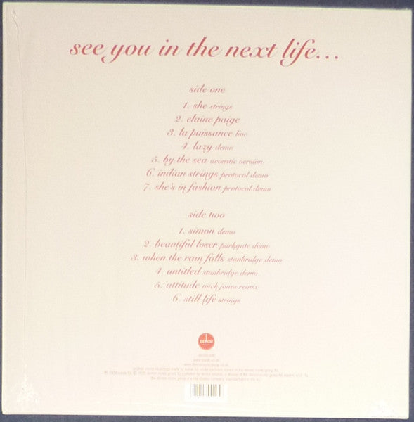 Suede – See You In The Next Life... (Vinyl, LP, Record Store Day, Limited Edition, Reissue, Red, 180g, 2020) – photo 2