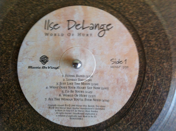 Ilse DeLange – World Of Hurt (Vinyl, LP, Album, Numbered, Reissue, Clear, 2018) – photo 4