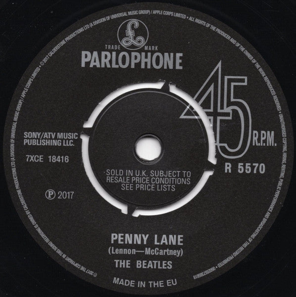 The Beatles – Strawberry Fields Forever / Penny Lane (Vinyl, 7", 45 RPM, Record Store Day, Single, Limited Edition, Reissue, 2017) – photo 5
