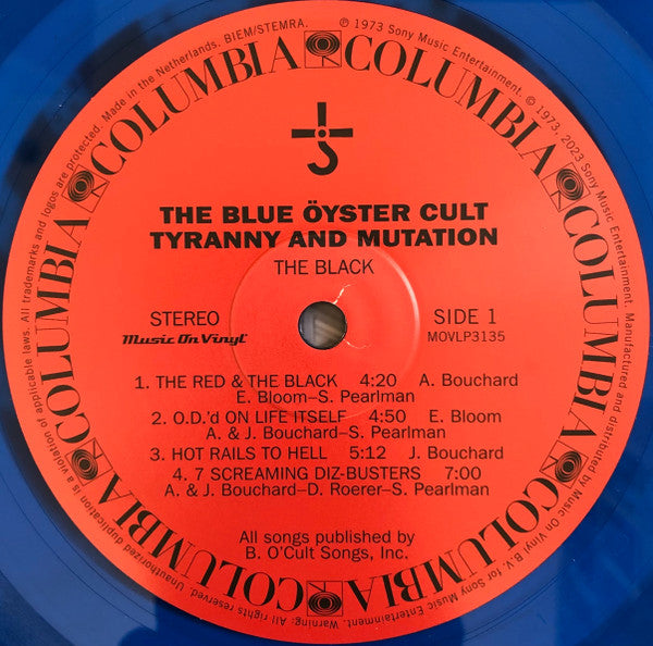 The Blue Öyster Cult – Tyranny And Mutation (Vinyl, LP, Album, Limited Edition, Numbered, Reissue, Remastered, Blue Translucent, 180g, 2023) – photo 5