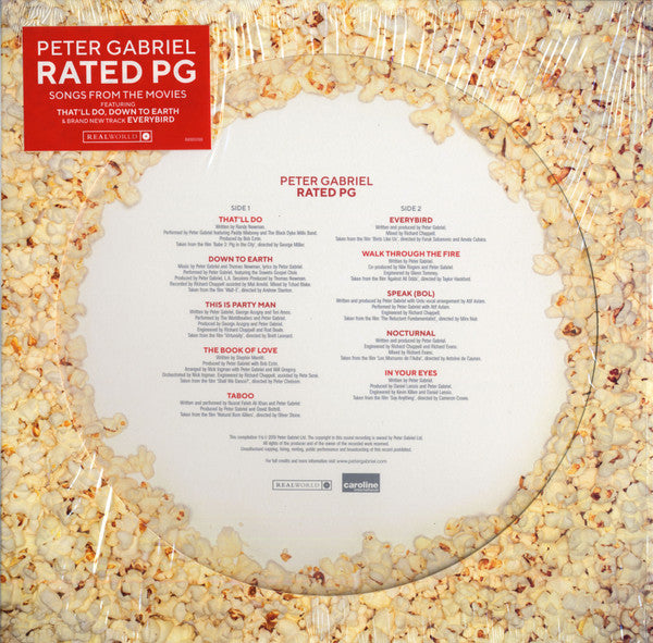 Peter Gabriel – Rated PG (Vinyl, LP, Record Store Day, Compilation, Limited Edition, Numbered, Picture Disc, 2019) – photo 2
