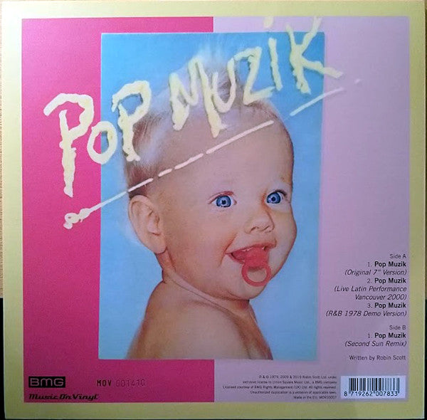 M – Pop Muzik (Vinyl, 10", 33 ⅓ RPM, Record Store Day, Limited Edition, Numbered, 40th Anniversary, Pink, 2019) – photo 2