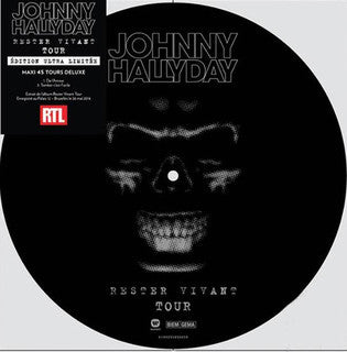 Johnny Hallyday – Rester Vivant Tour (Vinyl, 12", 45 RPM, Single Sided, Maxi-Single, Deluxe Edition, Limited Edition, Picture Disc, 2017)