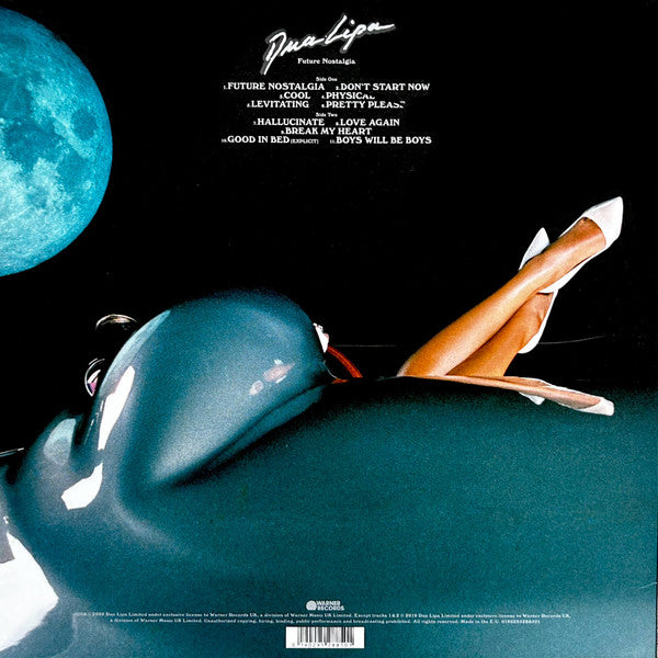 Dua Lipa – Future Nostalgia (Vinyl, LP, Album, Limited Edition, Blue Translucent, 2020) – photo 3