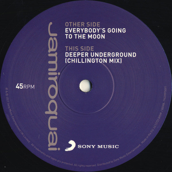 Jamiroquai – Everybody's Going To The Moon  (Vinyl, 12", 45 RPM, Record Store Day, Limited Edition, Numbered, 180g, 2021) – photo 4